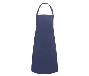 KARLOWSKY KYBLS7 - WATER-REPELLENT BIB APRON BASIC WITH BUCKLE Granatowy
