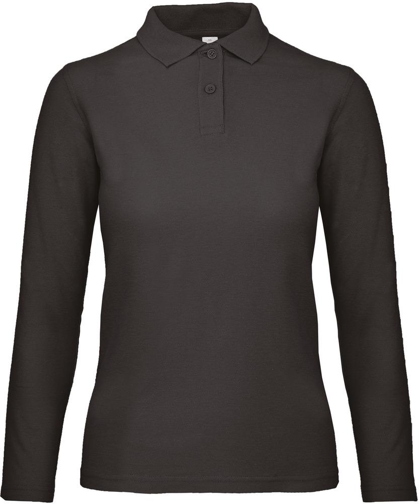 B&C CGPWI13 - ID.001 Ladies' long-sleeved polo shirt