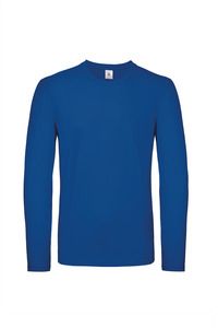B&C CGTU05T - #E150 Men's T-shirt long sleeve ciemnoniebieski