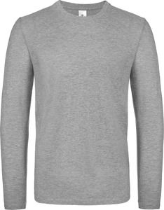 B&C CGTU05T - #E150 Men's T-shirt long sleeve Sportowa szarość