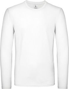 B&C CGTU05T - #E150 Men's T-shirt long sleeve Biały