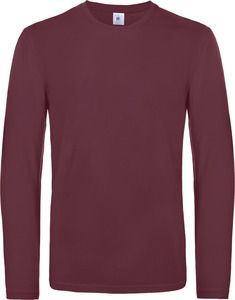 B&C CGTU07T - #E190 Men's T-shirt long sleeve Burgundowy