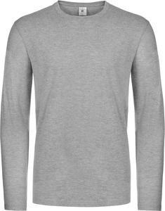B&C CGTU07T - #E190 Men's T-shirt long sleeve Sportowa szarość