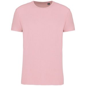 Kariban K3025IC - Men's BIO150IC crew neck t-shirt Blado-różowy