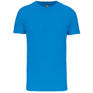 Kariban K3025IC - Men's BIO150IC crew neck t-shirt Tropikalny niebieski