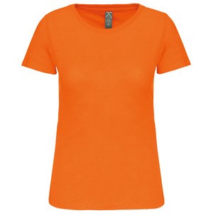 Kariban K3026IC - Ladies' BIO150IC crew neck t-shirt Pomarańczowy