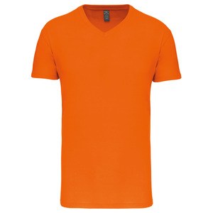 Kariban K3028IC - Men's BIO150IC V-neck t-shirt Pomarańczowy
