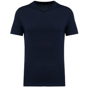 Kariban Premium PK304 - Men's V-neck short-sleeved Supima® t-shirt Głęboki granat