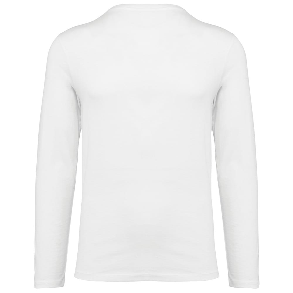 Kariban Premium PK306 - Men's V-neck long-sleeved Supima® t-shirt