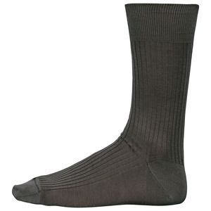 Kariban Premium PK801 - Men’s 4x2 rib cotton Scottish lisle thread socks Ciemna szarość