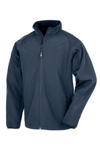 Result R901M - Men’s recycled softshell jacket Granatowy