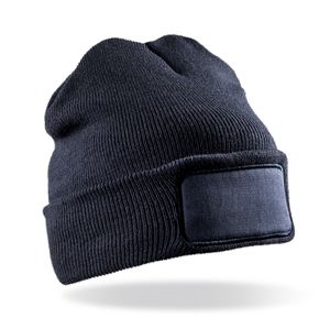 Result RC034X - THINSULATE™ double knit printable beanie Granatowy