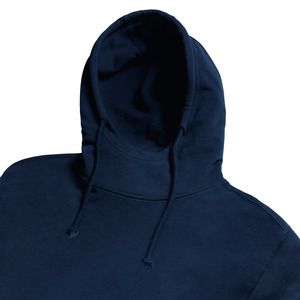 Russell RU209M - Pure Organic high neck hooded sweatshirt Francuski granat