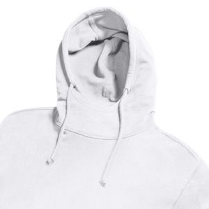 Russell RU209M - Pure Organic high neck hooded sweatshirt Biały