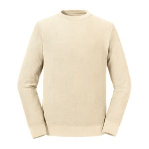 Russell RU208M - Pure Organic reversible sweatshirt Naturalny