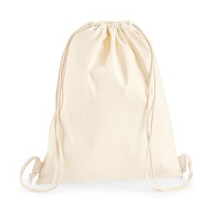 Westford Mill W210 - Gym bag in premium cotton Naturalny
