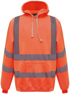 Yoko YHVK05 - Hi-Vis pullover hoodie Bezpieczny pomarańcz