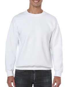 GILDAN GIL18000 - Sweater Crewneck HeavyBlend unisex Biały