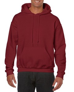 GILDAN GIL18500 - Sweater Hooded HeavyBlend for him Granat(ciemna czerwień)