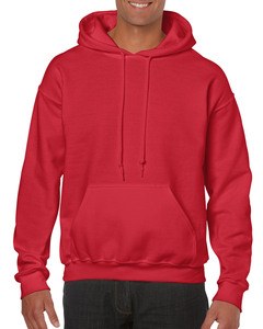 GILDAN GIL18500 - Sweater Hooded HeavyBlend for him Czerwony