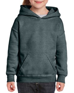 GILDAN GIL18500B - Sweater Hooded HeavyBlend for kids Ciemny wrzos