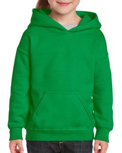 GILDAN GIL18500B - Sweater Hooded HeavyBlend for kids Irlandzka zieleń