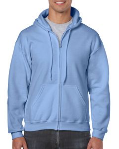 GILDAN GIL18600 - Sweater Hooded Full Zip HeavyBlend for him Carolina Blue