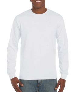 GILDAN GIL2400 - T-shirt Ultra Cotton LS Biały