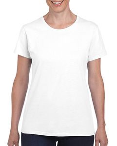 GILDAN GIL5000L - T-shirt Heavy Cotton SS for her Biały