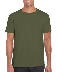 GILDAN GIL64000 - T-shirt SoftStyle SS for him Militarna zieleń