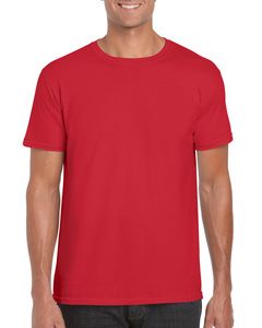 GILDAN GIL64000 - T-shirt SoftStyle SS for him Czerwony