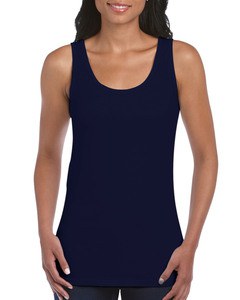 GILDAN GIL64200L - Tanktop SoftStyle for her Granatowy