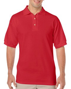 GILDAN GIL8800 - Polo Dryblend Jersey SS Czerwony