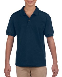 GILDAN GIL8800B - Polo Dryblend Jersey SS for kids Granatowy