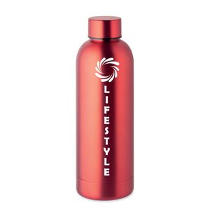 GiftRetail MO6750 - ATHENA Stalowa butelka z recyklingu Czerwony