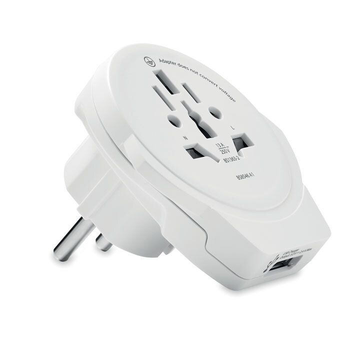 Skross MO6881 - WORLD TO EUROPE Adapter z USB World to Europe