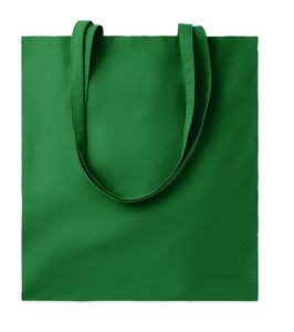 GiftRetail MO9846 - COTTONEL COLOUR ++ Bawełniana torba na zakupy Ciemna zieleń