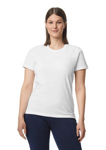 GILDAN GIL65000L - T-shirt SoftStyle Midweight for her Biały