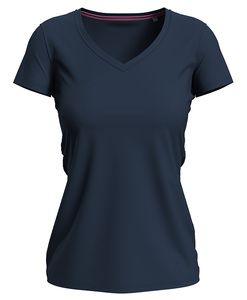 Stedman STE9710 - Koszulka damska z dekoltem w szpic Stedman - CLAIRE Północ blue