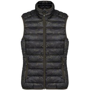 Kariban K6114 - Ladies' lightweight sleeveless down jacket Kamuflażowa dżungla