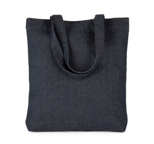 Kimood KI5228 - Recycled cotton denim look tote bag Recycled Denim