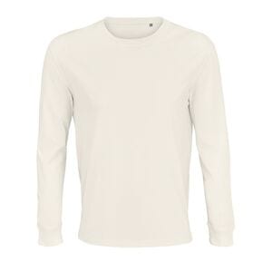 SOL'S 03982 - Pioneer Lsl T Shirt Z Krótkimi Rękawami Unisex Off-White