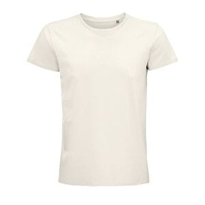 SOL'S 03565 - Pioneer Men Męski Dopasowany T Shirt Z Okrągłym Dekoltem Off-White