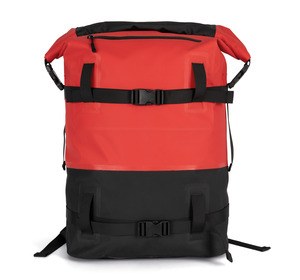 Kimood KI0187 - Waterproof backpack with compression straps Czerwono/czarny