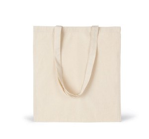 Kimood KI0741 - Polycotton shopping bag Naturalny