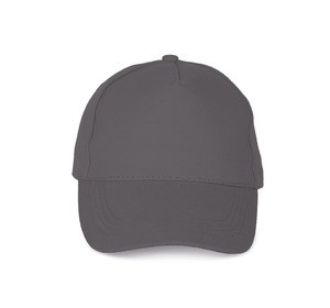 K-up KP162 - Heavy cotton cap - 5 panels Popielaty