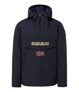 NAPAPIJRI NP000HC0 - Rainforest hooded anorak Niebieska marynarka