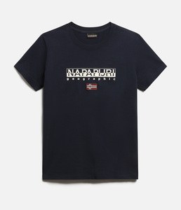 NAPAPIJRI NP0A4GDQ - S-Ayas Short Sleeve T-shirt Blu marine