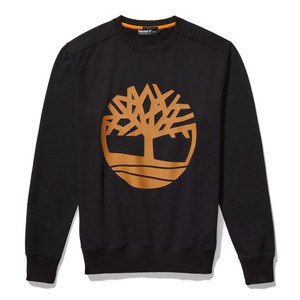 Timberland TB0A2BJ8 - Core tree crew neck sweatshirt Black / Wheat Boot