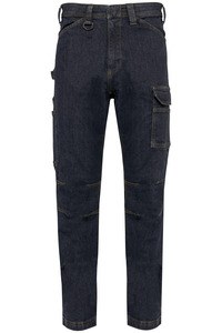 WK. Designed To Work WK705 - Men’s multipocket denim trousers Czarna smoła